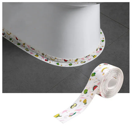 Waterproof Sealing Tape for Sink and Bathtub Corners, Self Adhesive Kitchen and Bath Seam Strip, 7 Patterns