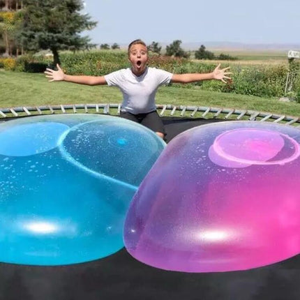 Giant Bubble Ball Toy, 80 cm and 120 cm Self-Sealing Reusable Play Ball for Backyard, Trampoline and Party Fun