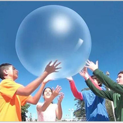 Giant Bubble Ball Toy, 80 cm and 120 cm Self-Sealing Reusable Play Ball for Backyard, Trampoline and Party Fun