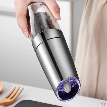 Automatic Salt & Pepper Grinder Set with Adjustable Coarseness | Essential Kitchen Tool for Fresh Flavors