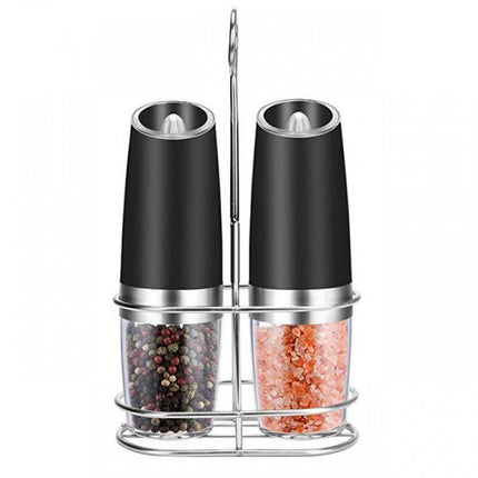 Automatic Salt & Pepper Grinder Set with Adjustable Coarseness | Essential Kitchen Tool for Fresh Flavors