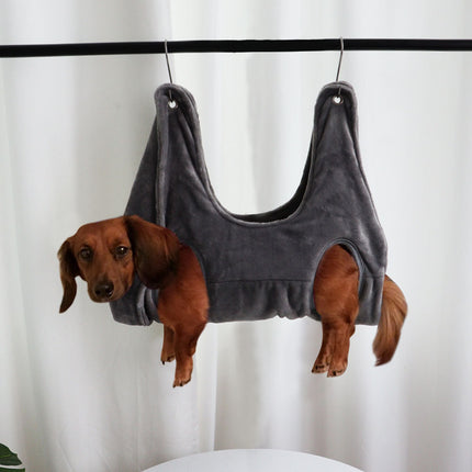 Pet Grooming Hammock with Adjustable Straps & Durable Fabric | Safe and Comfortable for Easy Grooming