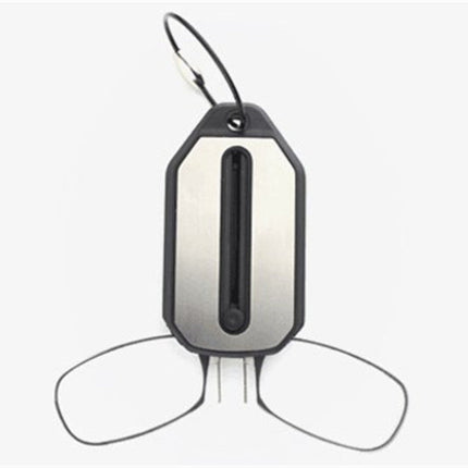 Folding Keychain Reading Glasses, Slim Pocket Readers in 1.0x to 3.0x Magnification for Menus, Labels and Small Print