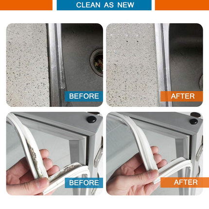 Mold Remover Gel for Tile Grout, Thick Cleaning Gel for Washing Machine Seals and Fridge Gaskets