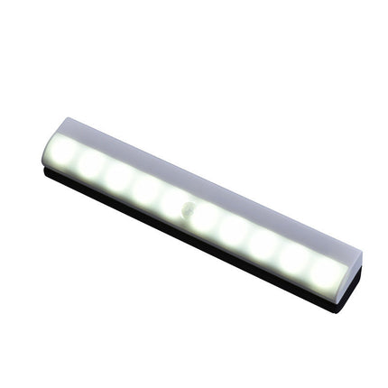 Motion Sensor LED Light Bar with 4 Meter Detection Range, USB Rechargeable Closet and Stair Light, White or Yellow Light