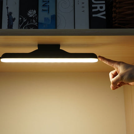 Rechargeable Magnetic LED Desk Lamp, Cordless Dimmable Reading Light with Multiple Brightness Levels and No Drilling