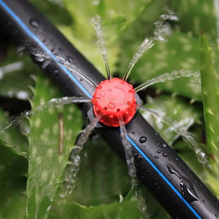 Adjustable Drip Irrigation Dripper Heads, 50 Pack Water Flow Control Drippers for Herb Garden and Balcony Plant Watering