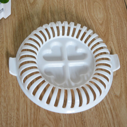 Microwave Potato Chip Maker Tray with Slotted Design for Oil Free Crisps and Homemade Snacks