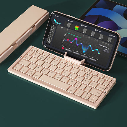 Bluetooth Folding Keyboard with Compact Design | Portable Typing Solution for Travel