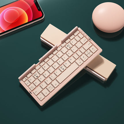 Bluetooth Folding Keyboard with Compact Design | Portable Typing Solution for Travel