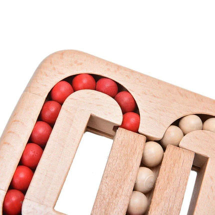 Wooden Beads Puzzle with Colorful Shapes | Engaging Activity for Fine Motor Skills