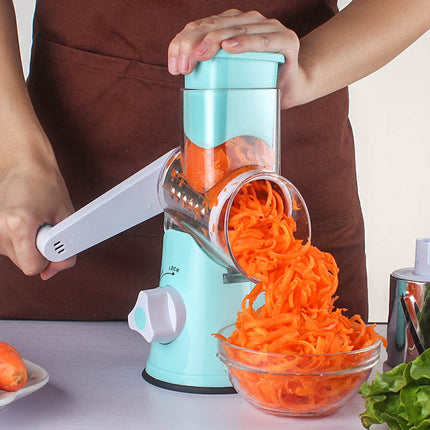 Vegetable Slicer with Interchangeable Blades | Effortless Cutting for Quick Meal Prep