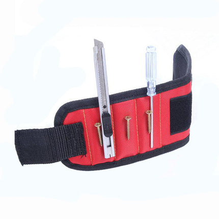 Magnetic Wristband Tool Holder, Holds Screws, Drill Bits and Small Metal Parts on Your Wrist, Hands Free