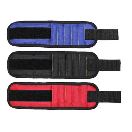 Magnetic Wristband Tool Holder, Holds Screws, Drill Bits and Small Metal Parts on Your Wrist, Hands Free