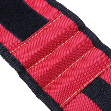 Magnetic Wristband Tool Holder, Holds Screws, Drill Bits and Small Metal Parts on Your Wrist, Hands Free