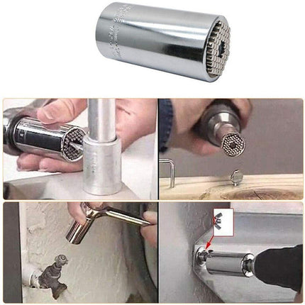 Universal Socket Wrench Tool with Flexible Grip | Versatile Design for Easy Repairs