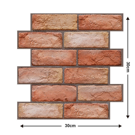 Self-Adhesive Wall Tiles for Easy Home Makeover | Decorative Design for Instant Style Upgrade (Set of 10)