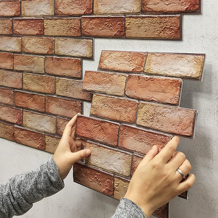 Self-Adhesive Wall Tiles for Easy Home Makeover | Decorative Design for Instant Style Upgrade (Set of 10)