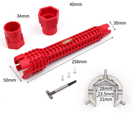 Multifunctional Adjustable Pipe Wrench Tool with Non-Slip Grip | Essential Plumbing Aid for Easy Repairs
