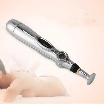 Electric Massage Pen with Adjustable Intensity, Portable Handheld Pulse Massage Tool for Home and Travel Use