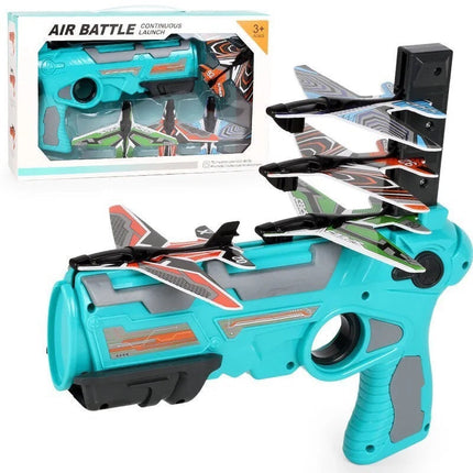 Glider Plane Launcher Set for Kids, No Setup Outdoor Flying Toy for Garden, Park and Screen Free Active Play