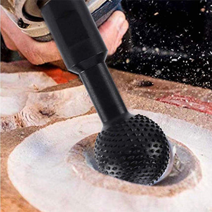 Precision Spherical Carving Head with Durable Steel Tip | Versatile Tool for Intricate Woodwork