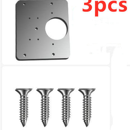 Cabinet Hinge Repair Plate for Broken Cupboard Doors, Screw In Fixing Plate Kit for Kitchen Cabinets and Furniture Hinges
