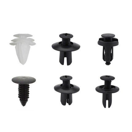 Multipurpose Car Fastener Clips Set with Durable Design | 100-Pack for Easy Organization