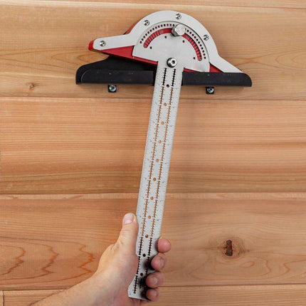 Precision Angle Layout Ruler with Clear Scale & Durable Design | Ideal Tool for Accurate Measurements