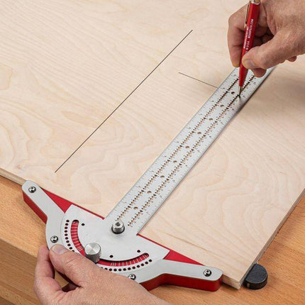 Precision Angle Layout Ruler with Clear Scale & Durable Design | Ideal Tool for Accurate Measurements