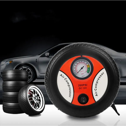 Portable Tire Air Pump with Digital Pressure Gauge | Compact Design for Quick Inflation