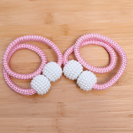 Pearl Magnetic Curtain Buckles with Elegant Design | Chic Closure for Home Decor