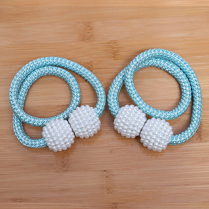 Pearl Magnetic Curtain Buckles with Elegant Design | Chic Closure for Home Decor