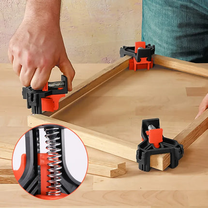 Adjustable Corner Clamps with Strong Grip for Picture Frames, Boxes and Furniture, Holding Tool for Gluing and Nailing