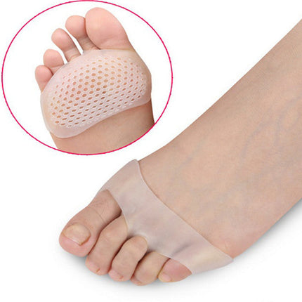 Gel Toe Cushion Pads, Soft Forefoot Cushions for Ball of Foot Comfort, Slim Inserts for Sneakers and Heels