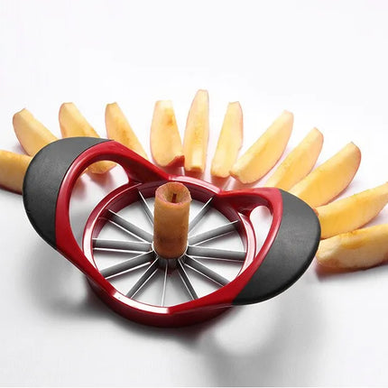 Stainless Steel Apple Slicer with Easy Grip Handle | Effortless Fruit Preparation