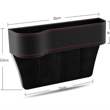 Car Seat Gap Filler Organizer with Cup Holder and Phone Pocket, Left, Right or 2 Pack Pair, 4 Colour Options