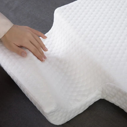Cuddle Pillow for Couples, Memory Foam Arm Rest Pillow With Arched Design for Side Sleepers, Left or Right