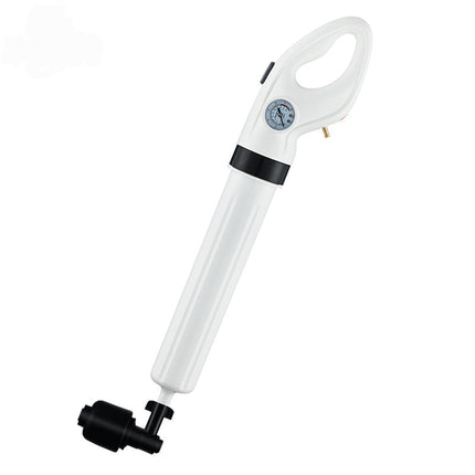 Air Pressure Drain Blaster, 5 Piece Manual Plunger Kit with Toilet, Sink and Floor Drain Heads for Clogged Pipes