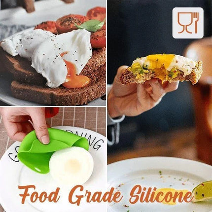 Silicone Egg Poacher Set with Non-Stick Design | Easy Cooking for Perfectly Poached Eggs
