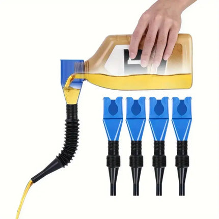 Flexible Spill-Free Funnel with Wide Opening | Essential Kitchen Tool for Easy Pouring