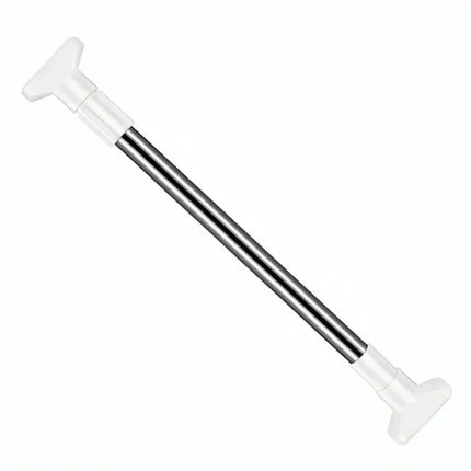 Adjustable Tension Curtain Rod, Extends 110cm to 410cm, No Drill Indoor Clothes Drying Rail