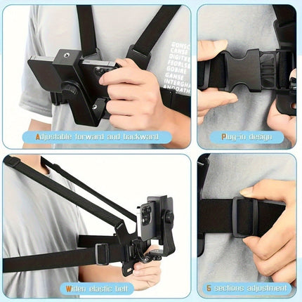 Phone Chest Mount Harness, Camera Harness for POV Filming – image 5