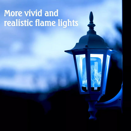LED Flame Effect Light Bulb, 7W E26 E27 Flickering Fire Bulb, 3 Flame Modes for Table Lamps and Lanterns