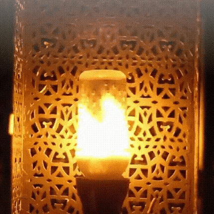 LED Flame Effect Light Bulb, 7W E26 E27 Flickering Fire Bulb, 3 Flame Modes for Table Lamps and Lanterns