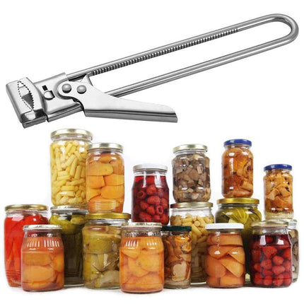 Jar Opener with Non-Slip Grip, Adjustable Lid Opener for Condiment Jars, Pasta Sauce Bottles and Vacuum-Sealed Lids