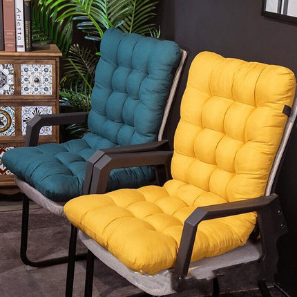 Polyester Outdoor Chair Cushion with Thick Padding | Comfortable Support for Patio and Dining Seats