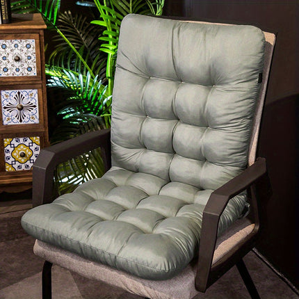 Polyester Outdoor Chair Cushion with Thick Padding | Comfortable Support for Patio and Dining Seats