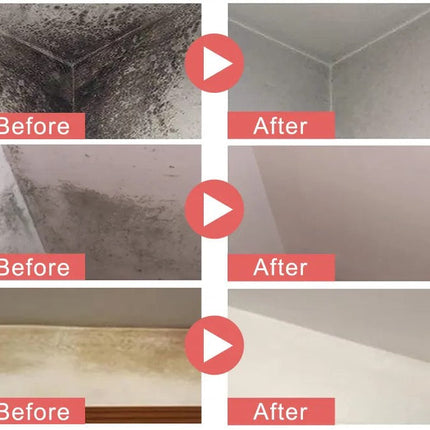 Mold Remover Gel for Tile Grout, Thick Cleaning Gel for Washing Machine Seals and Fridge Gaskets