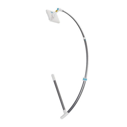 Window Cleaning Brush with Extendable Long Handle, Streak Free Head and Ergonomic Grip, No Ladder Needed